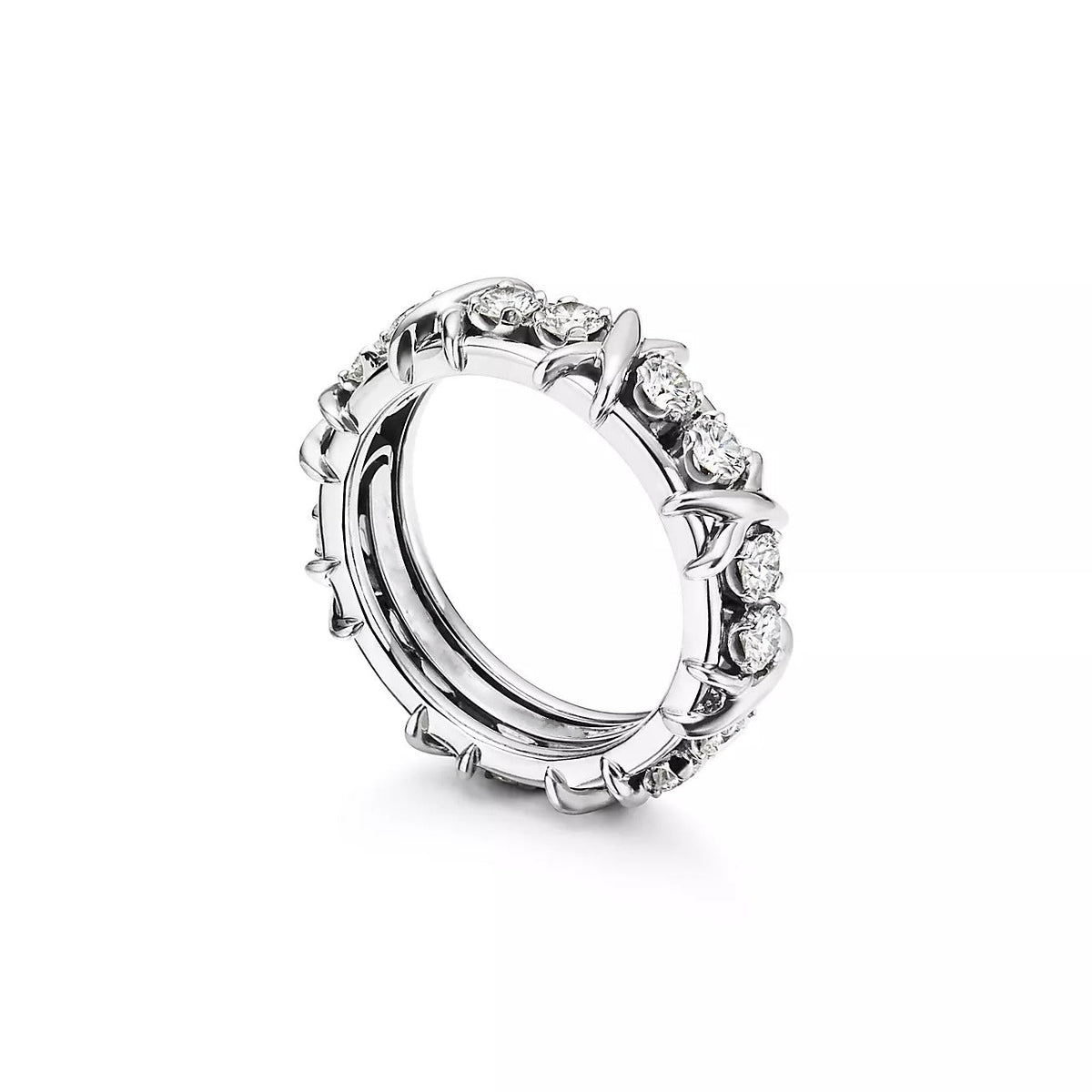 [Eterna Jewels]SIXTEEN STONE SILVER RING