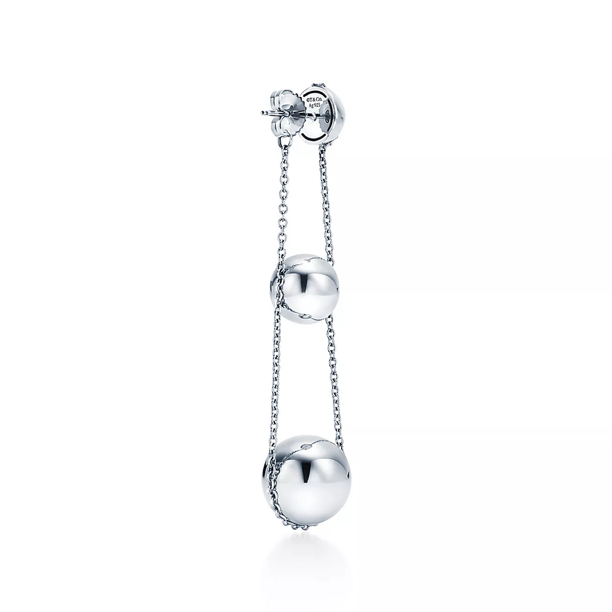 [Eterna Jewels]TRIPLE DROP SILVER EARRINGS