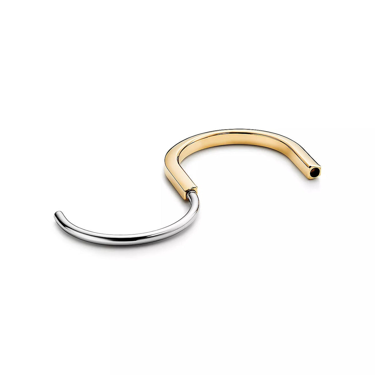 [Eterna Jewels]LOCK BRACELET YELLOW AND WHITE GOLD