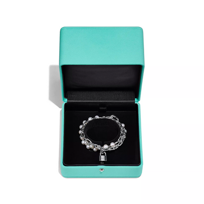 [Eterna Jewels]PEARL LOCK SILVER BRACELET