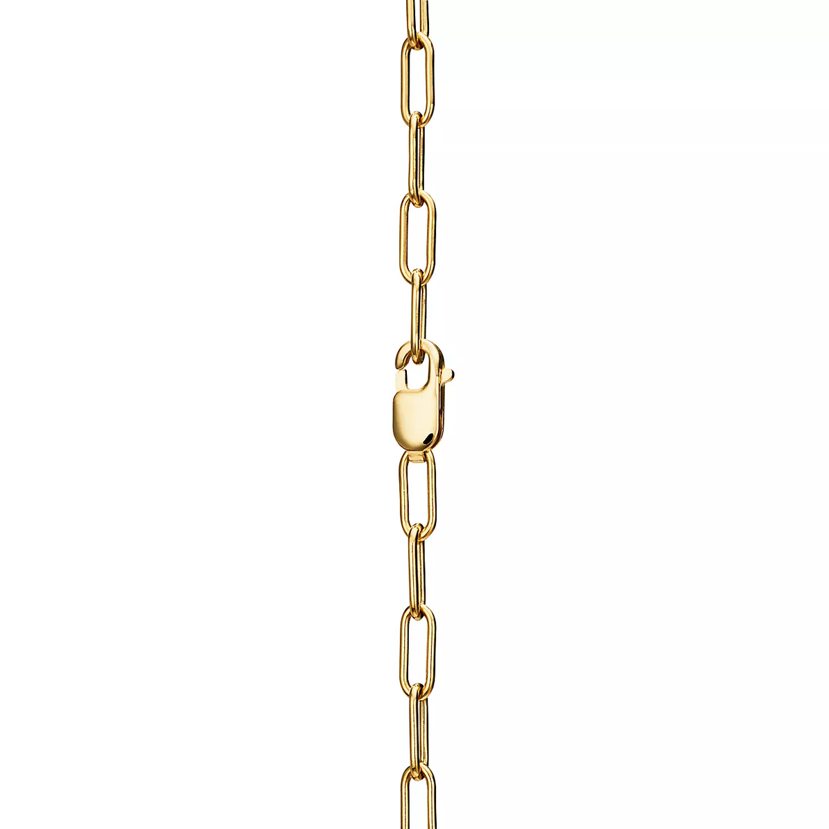[Eterna Jewels]LOCK NECKLACE MEDIUM PENDANT GOLD PAVED DIAMONDS
