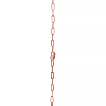 [Eterna Jewels]LOCK MEDIUM PENDANT PINK DIAMOND PINK GOLD NECKLACE