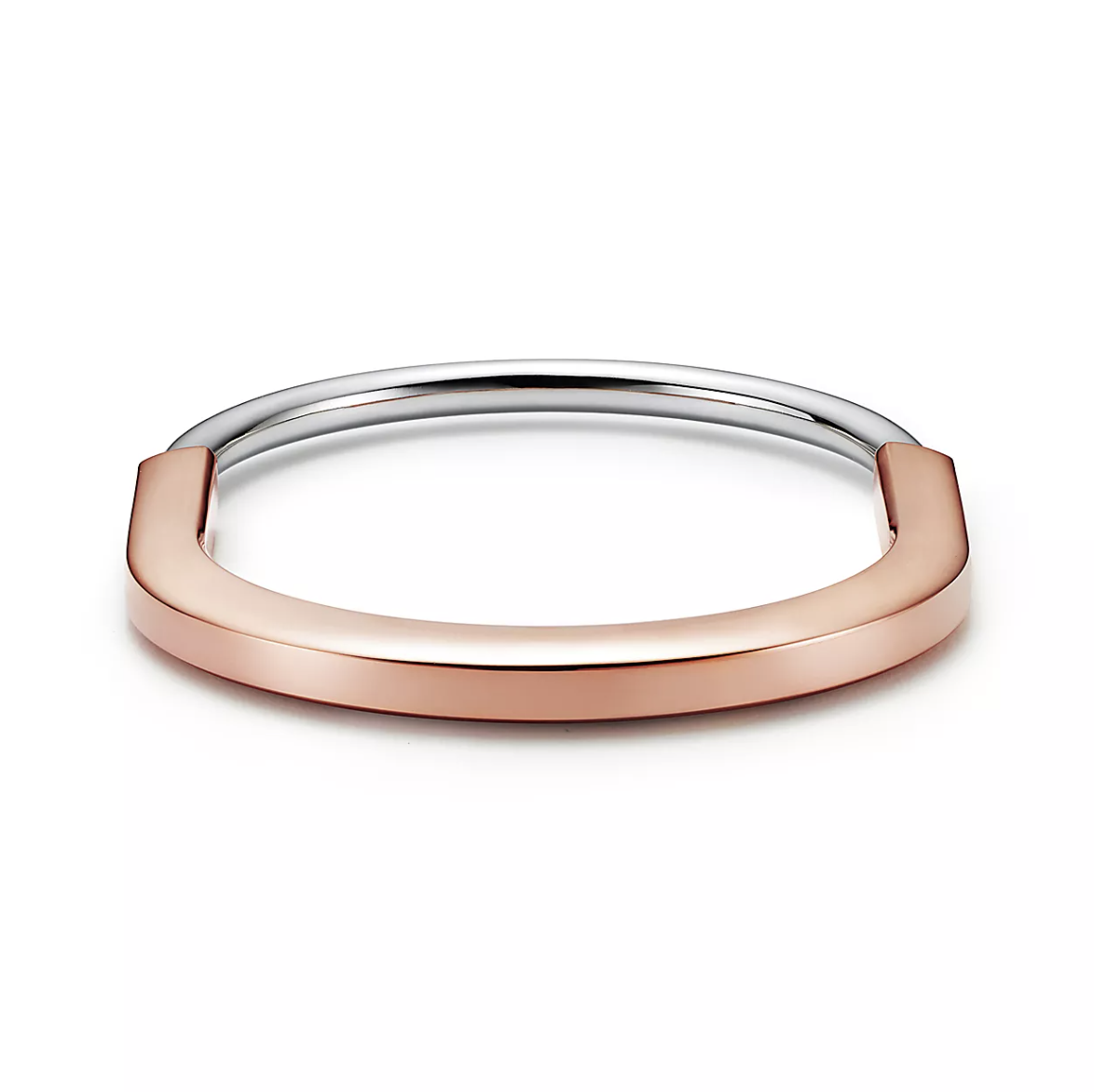 [Eterna Jewels]LOCK BRACELET ROSE AND WHITE GOLD DIAMOND