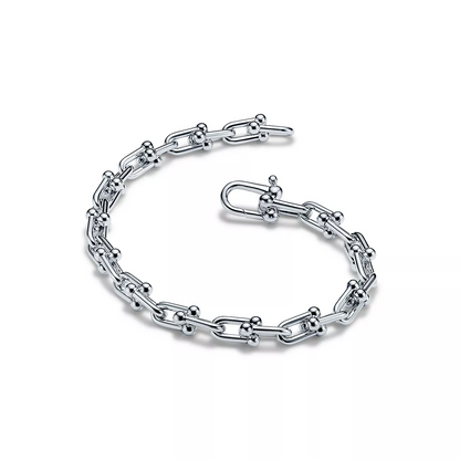 [Eterna Jewels]HARDWEAR SMALL LINK 26 MOTIF SILVER BRACELET