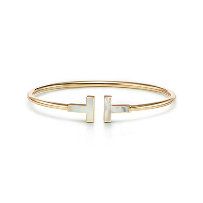 [Eterna Jewels]T BRACELET 1.8MM MOP PINK GOLD