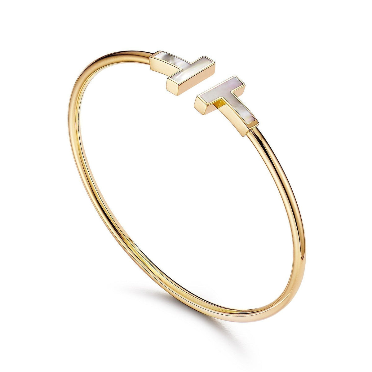 [Eterna Jewels]T BRACELET 1.8MM MOP PINK GOLD