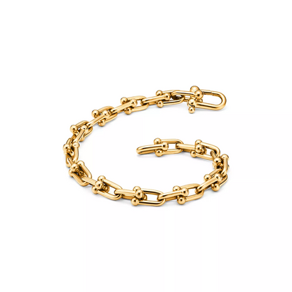 [Eterna Jewels]HARDWEAR SMALL LINK 26 MOTIF GOLD BRACELET