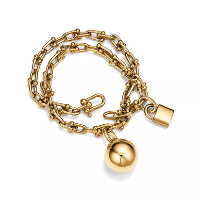 [Eterna Jewels]HARDWEAR SMALL WRAP GOLD BRACELET
