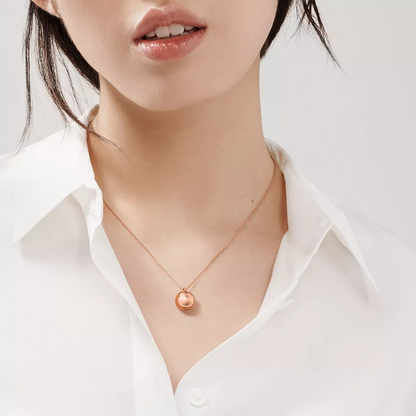 [Eterna Jewels]BALL PENDANT 12.75MM NECKLACE