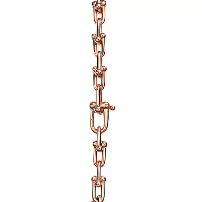 [Eterna Jewels]HARDWEAR SMALL LINK 26 MOTIF PINK GOLD BRACELET
