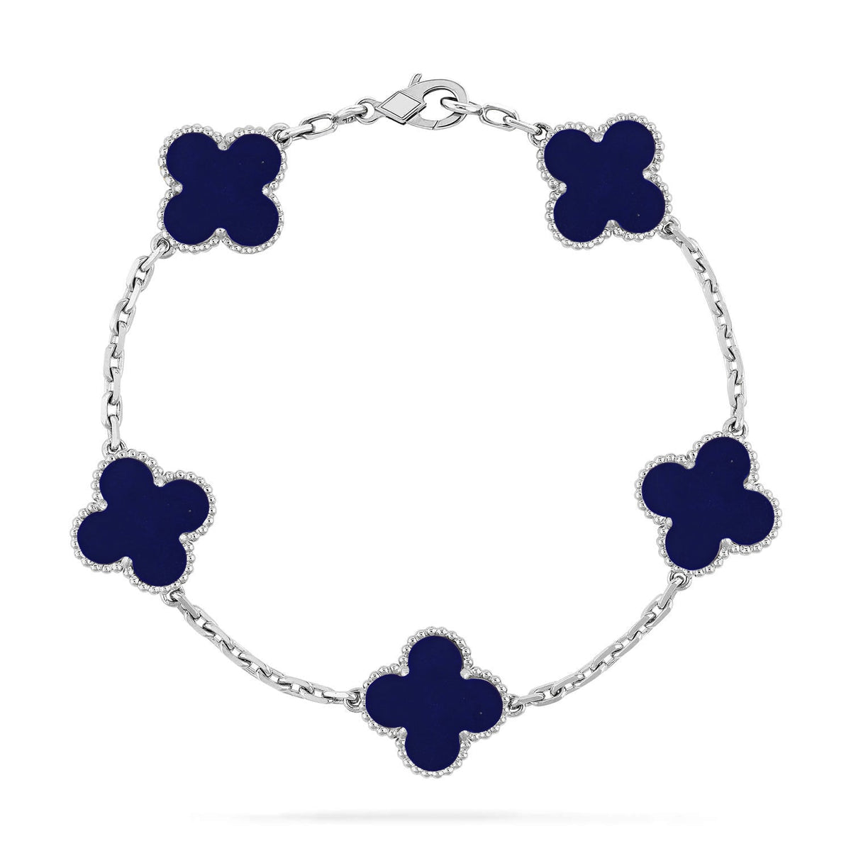 [Eterna Jewels]CLOVER 5 MOTIF LAPIS LAZULI BRACELET COLLECTION