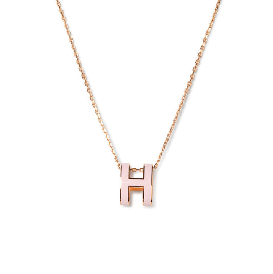 [Eterna Jewels]POP H PEDANT PINK GOLD