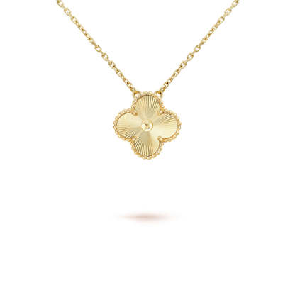 [Eterna Jewels]CLOVER 15MM LASER NECKLACE