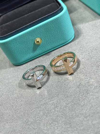 [Eterna Jewels]T1 WIDE 4.5MM DIAMOND RING