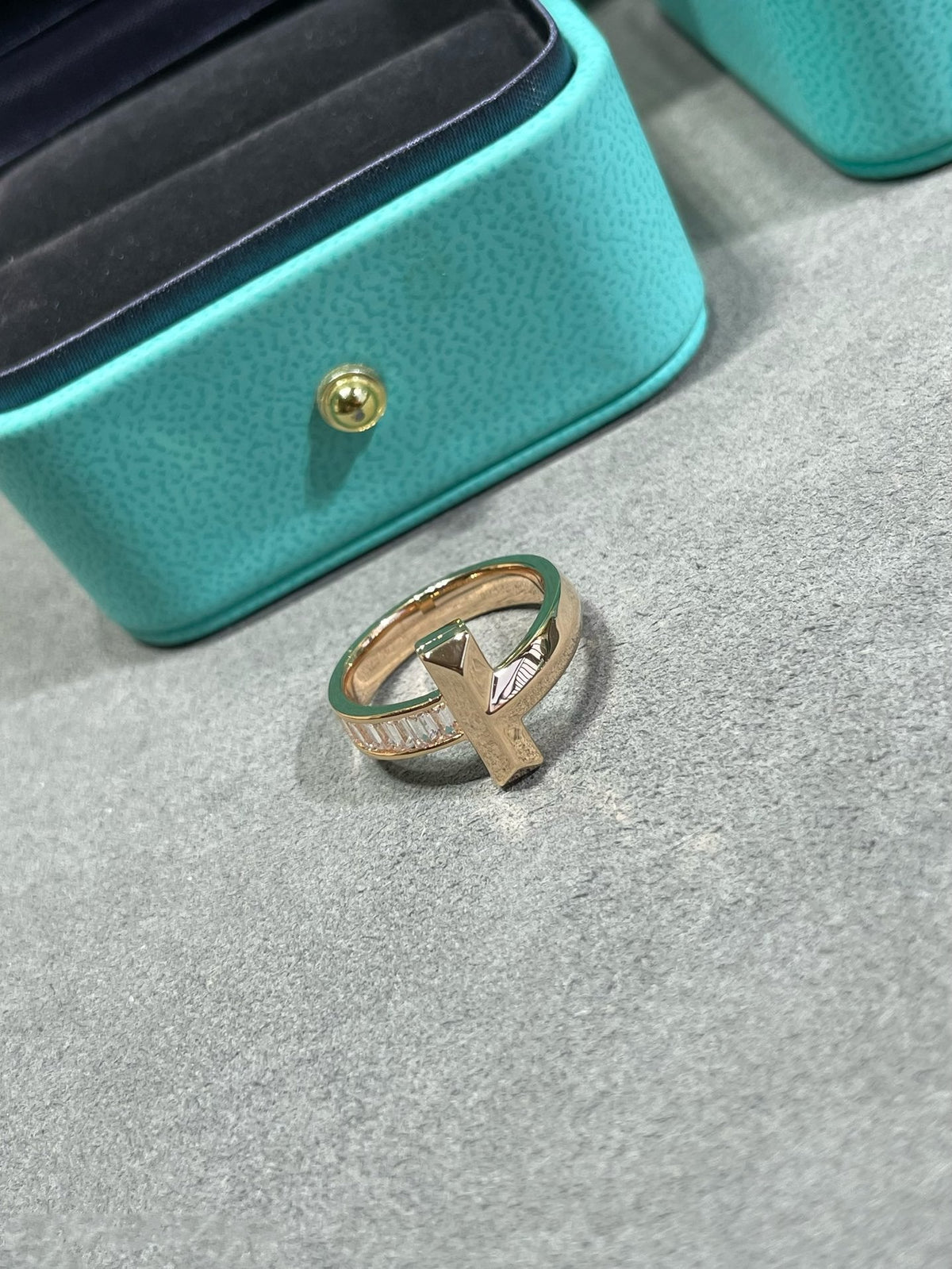 [Eterna Jewels]T1 WIDE 4.5MM DIAMOND RING