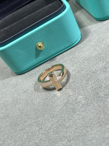 [Eterna Jewels]T1 WIDE 4.5MM DIAMOND RING