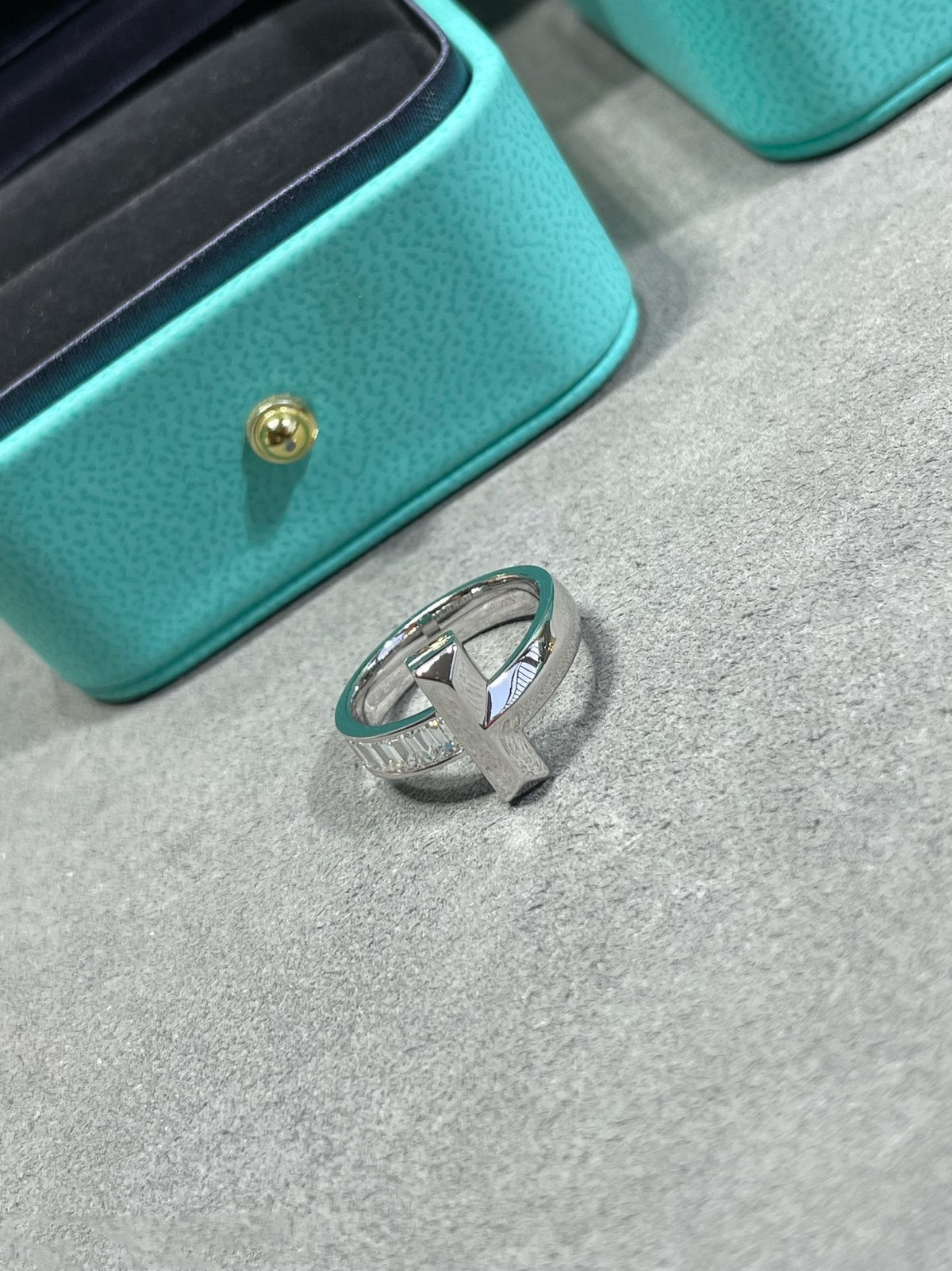 [Eterna Jewels]T1 WIDE 4.5MM DIAMOND RING