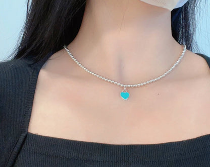 [Eterna Jewels]RETURN TO TIF SILVER BEAD NECKLACE