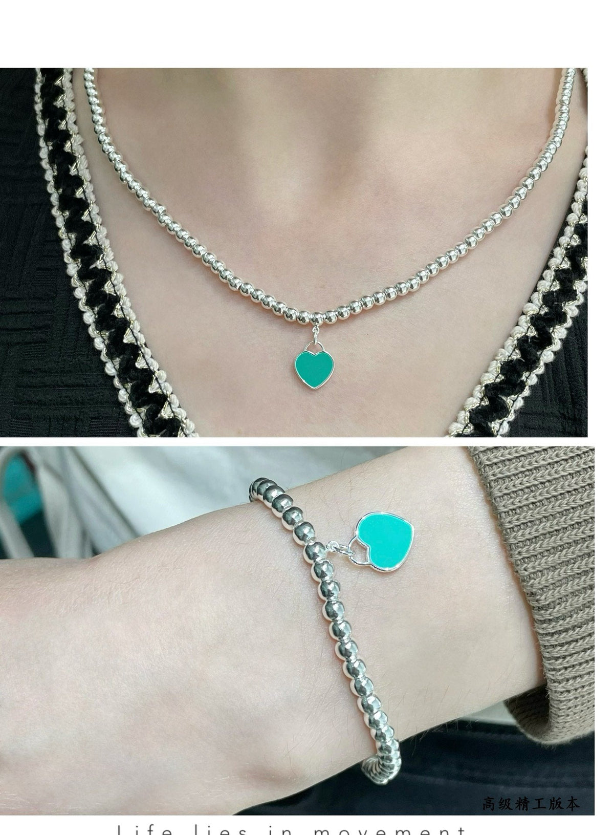 [Eterna Jewels]RETURN TO TIF SILVER BEAD NECKLACE