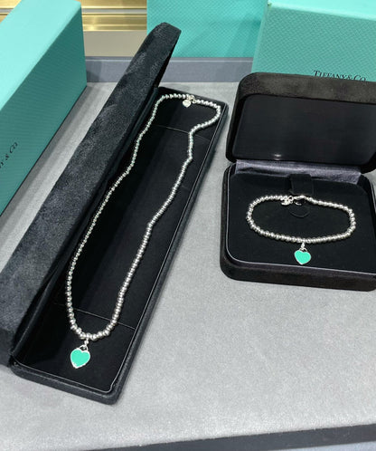 [Eterna Jewels]RETURN TO TIF SILVER BEAD NECKLACE