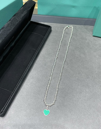 [Eterna Jewels]RETURN TO TIF SILVER BEAD NECKLACE