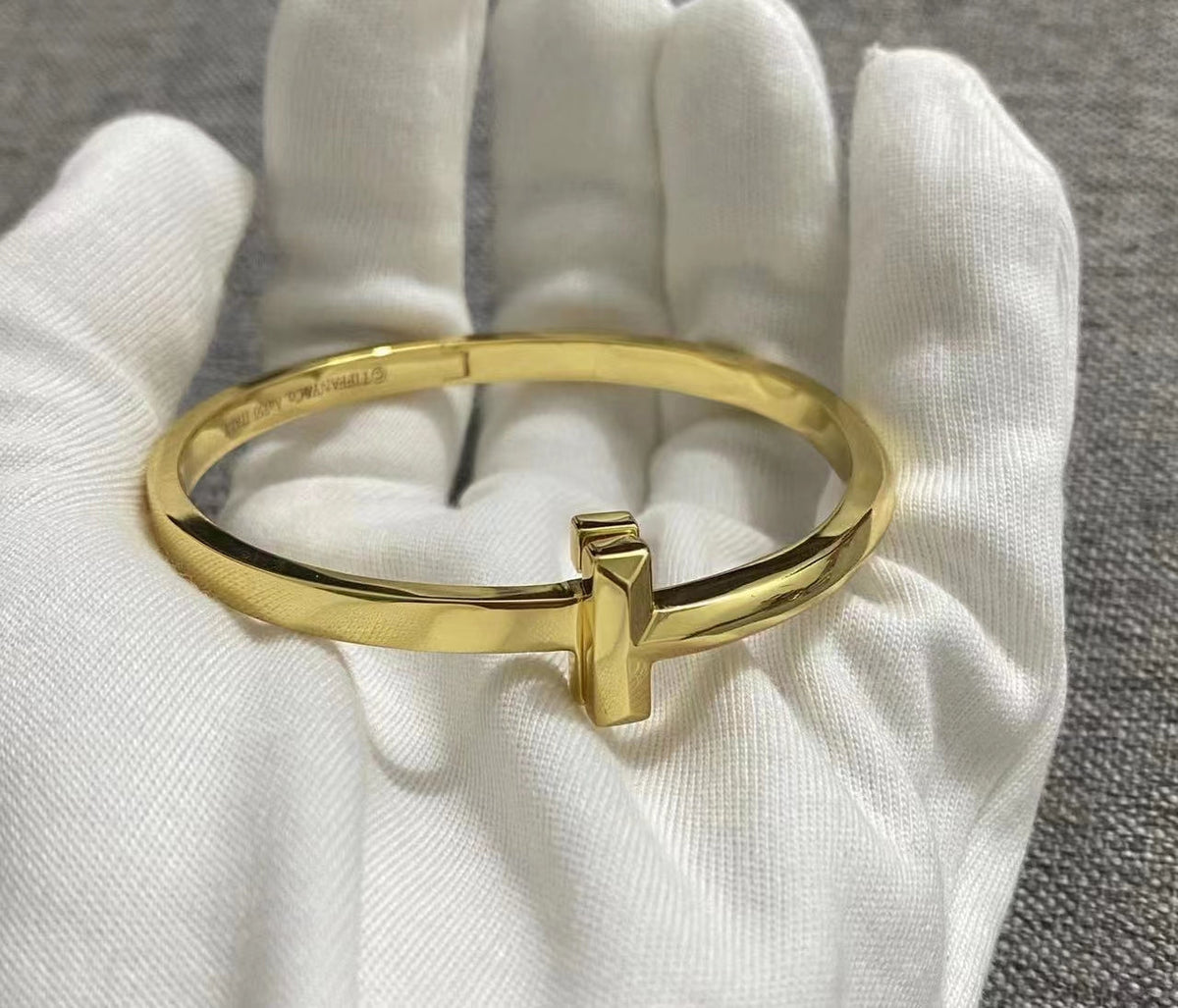 [Eterna Jewels]T1 WIDE HINGED BANGLE BRACELET