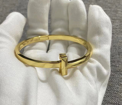 [Eterna Jewels]T1 WIDE HINGED BANGLE BRACELET
