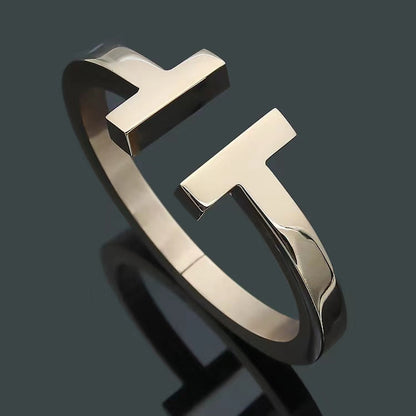 [Eterna Jewels]T SQUARE OPEN BRACELET