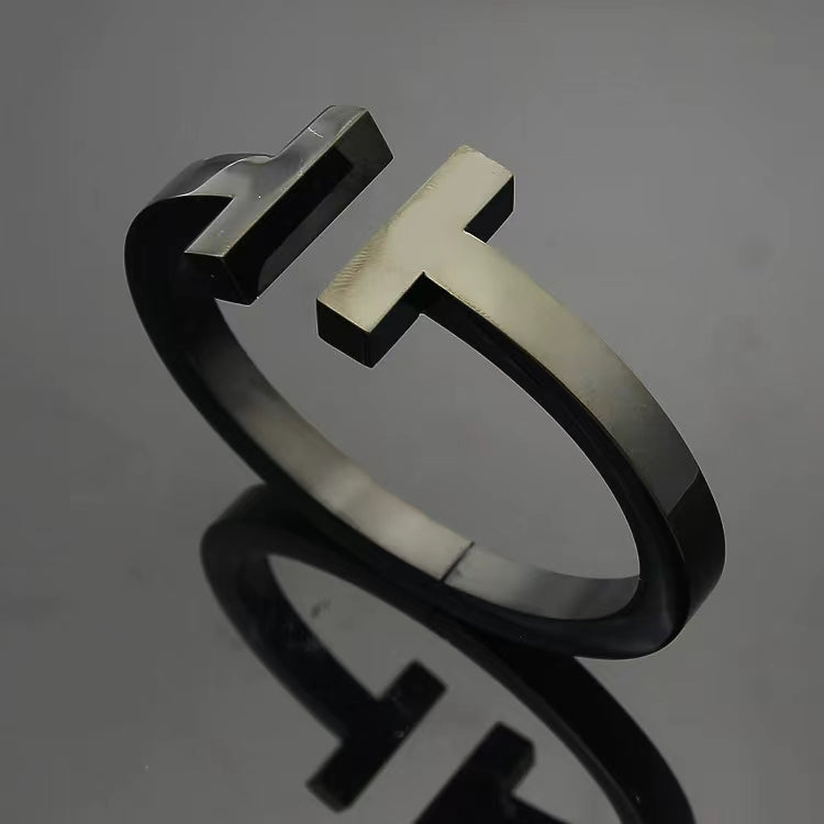 [Eterna Jewels]T SQUARE OPEN BRACELET