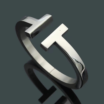 [Eterna Jewels]T SQUARE OPEN BRACELET