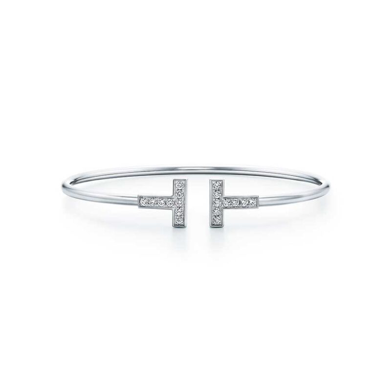 [Eterna Jewels]T BRACELET 1.8MM DIAMOND SILVER