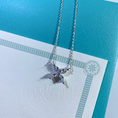[Eterna Jewels]PLATINUM AND DIAMOND VICTORIA PENDANT NECKLACE