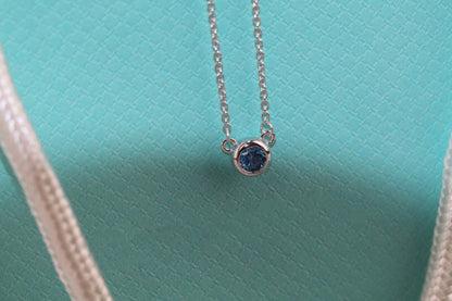 [Eterna Jewels]ELSA PERETTI SERIES SINGLE DIAMOND SIMPLE NECKLACE