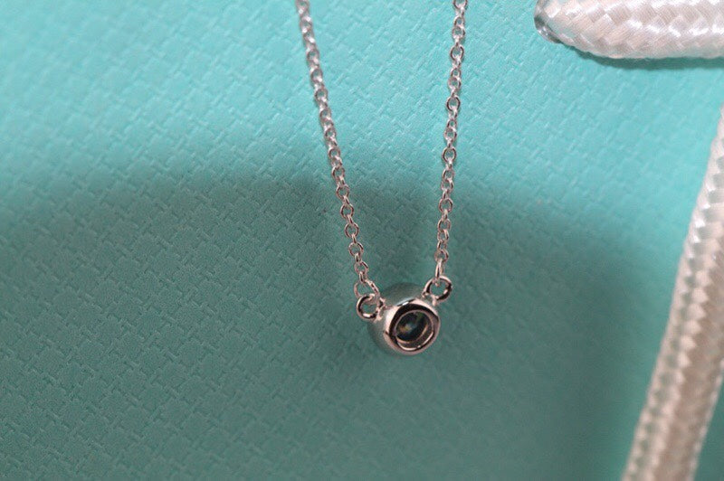 [Eterna Jewels]ELSA PERETTI SERIES SINGLE DIAMOND SIMPLE NECKLACE