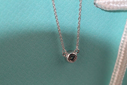 [Eterna Jewels]ELSA PERETTI SERIES SINGLE DIAMOND SIMPLE NECKLACE