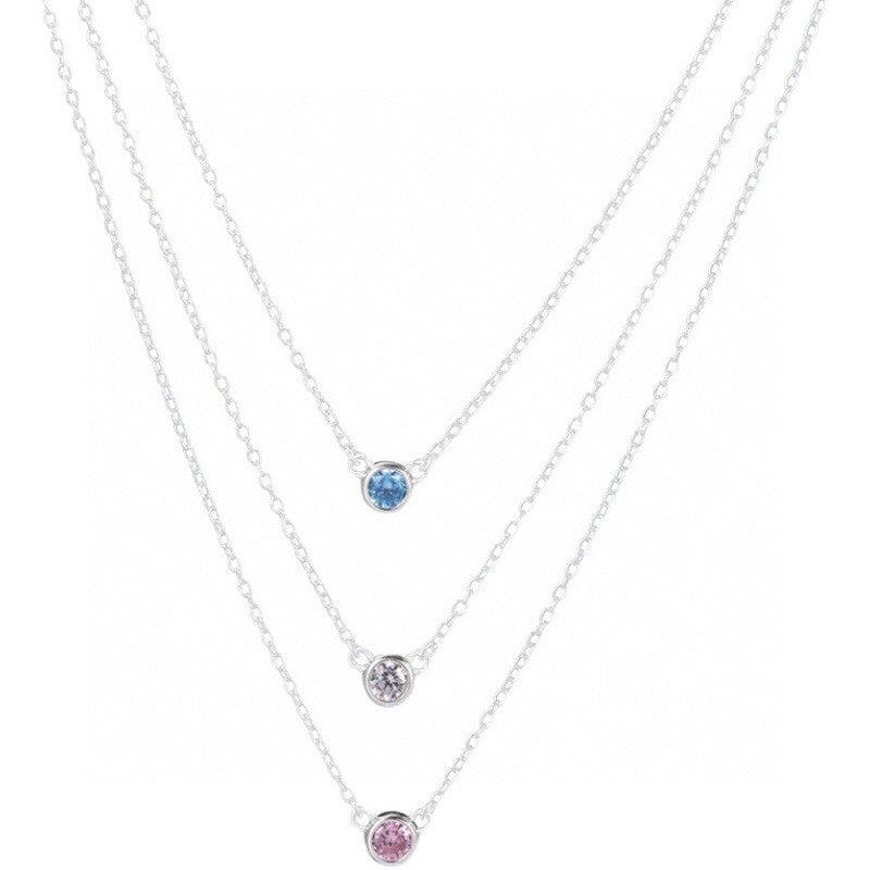 [Eterna Jewels]ELSA PERETTI SERIES SINGLE DIAMOND SIMPLE NECKLACE