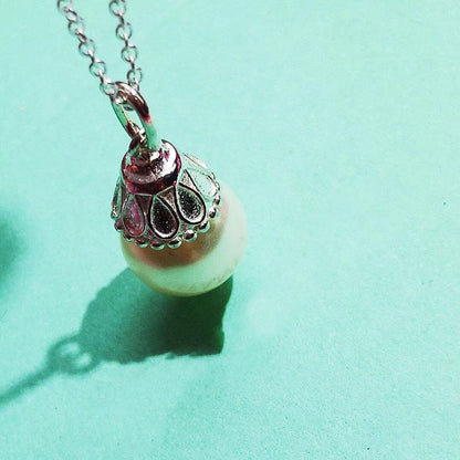 [Eterna Jewels]PEARL PENDANT GATSBY ZIEGFELD PEARL SILVER NECKLACE