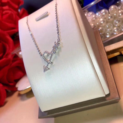 [Eterna Jewels]COLGANTE HEART & ARROW NECKLACE