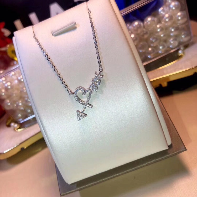 [Eterna Jewels]COLGANTE HEART & ARROW NECKLACE