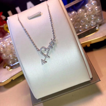 [Eterna Jewels]COLGANTE HEART & ARROW NECKLACE