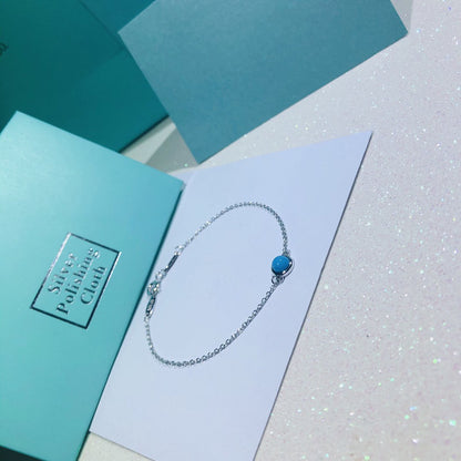 [Eterna Jewels]YARD TURQUOISE NECKLACE SILVER