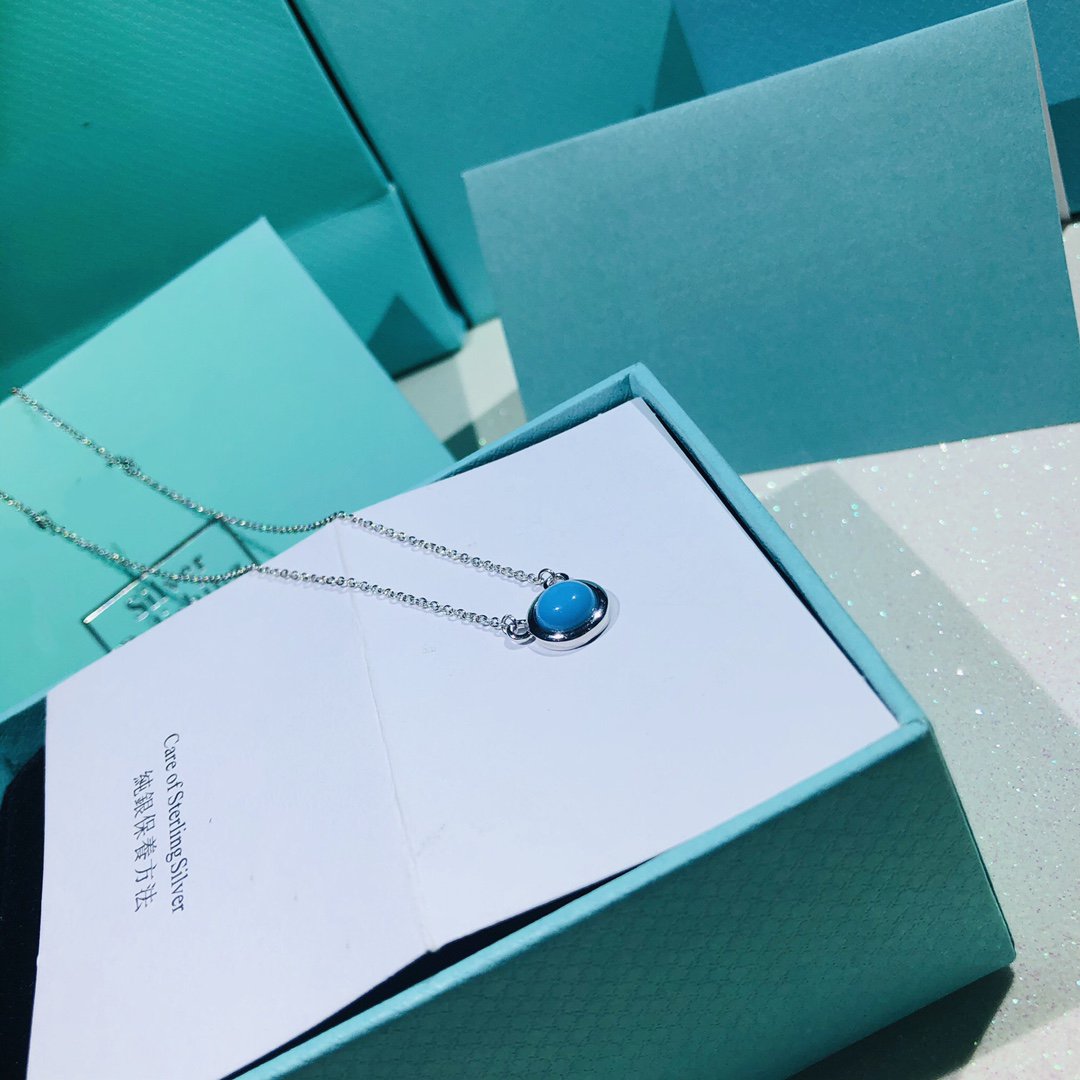 [Eterna Jewels]YARD TURQUOISE NECKLACE SILVER