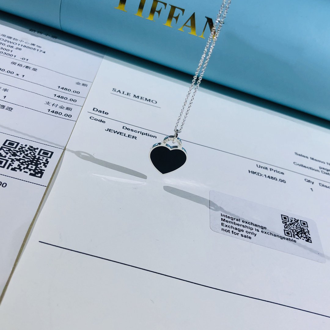 [Eterna Jewels]SMALL HEART TAG PENDANT STERLING SILVER