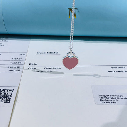 [Eterna Jewels]SMALL HEART TAG PENDANT STERLING SILVER