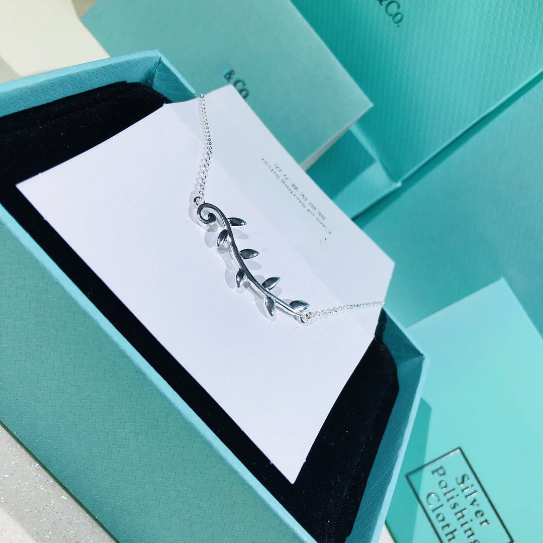 [Eterna Jewels]PALOMA PICASSO STERLING SILVER OLIVE BRANCH NECKLACE