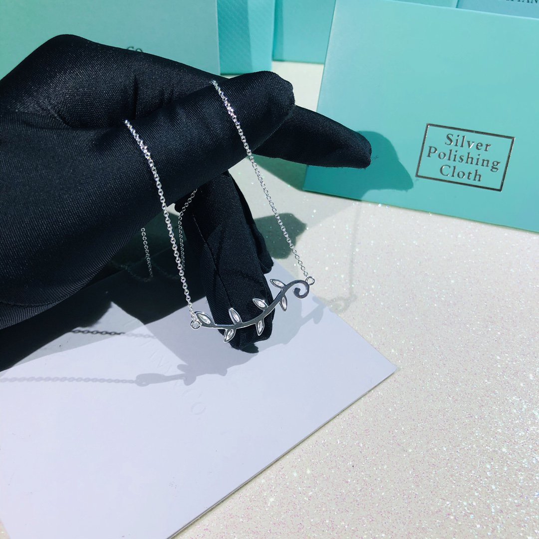 [Eterna Jewels]PALOMA PICASSO STERLING SILVER OLIVE BRANCH NECKLACE