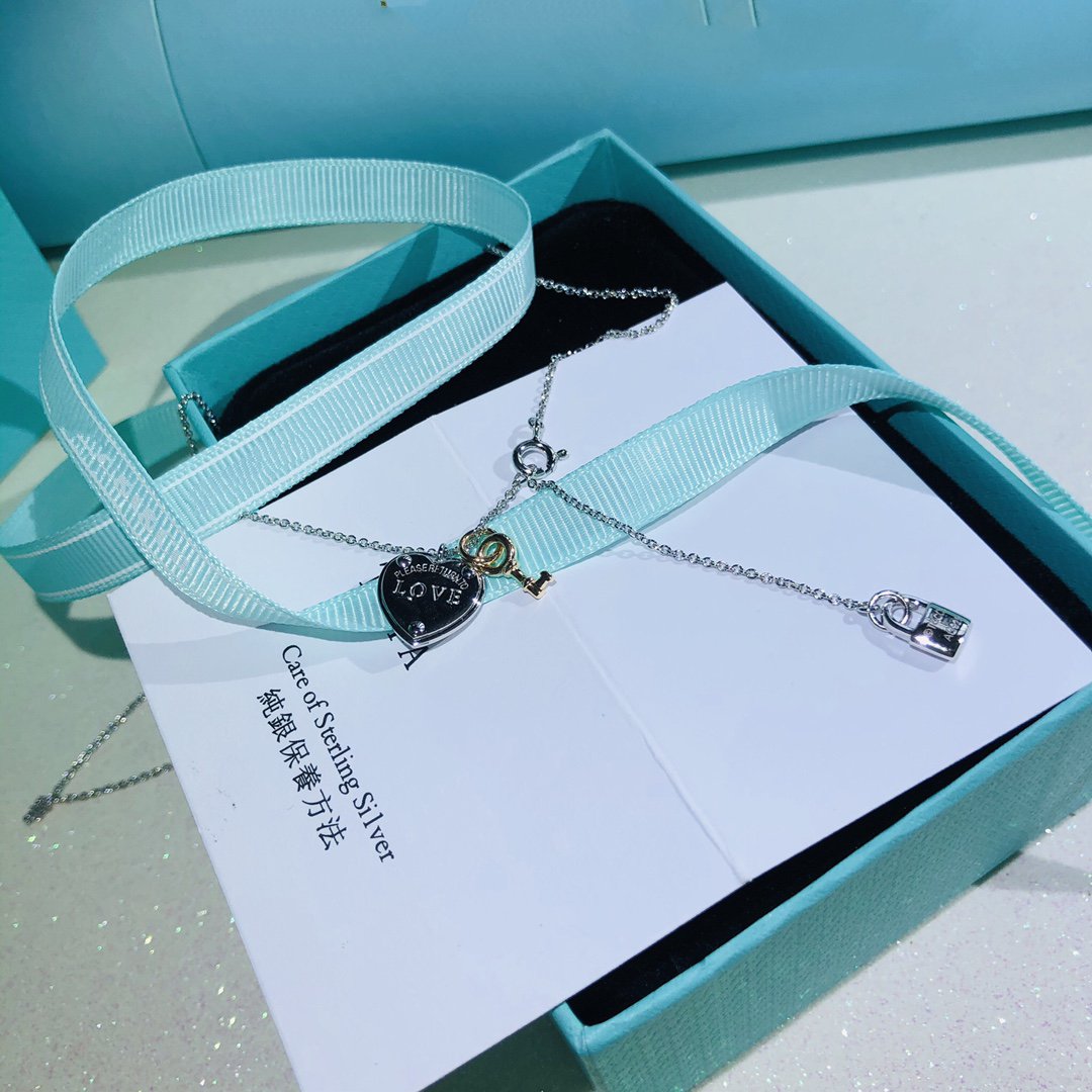 [Eterna Jewels]LOVE HEART TAG KEY NECKLACE