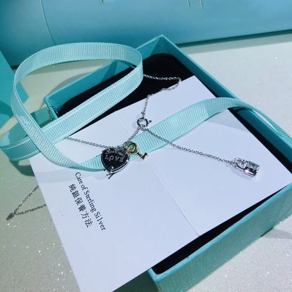 [Eterna Jewels]LOVE HEART TAG KEY NECKLACE