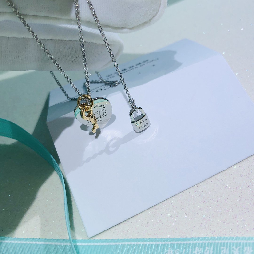 [Eterna Jewels]LOVE HEART TAG KEY NECKLACE