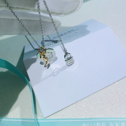 [Eterna Jewels]LOVE HEART TAG KEY NECKLACE